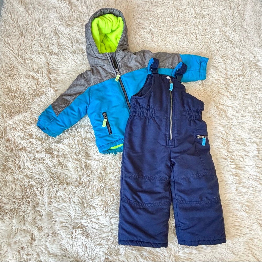 Carter's Baby Boy Snowsuit Set 18 months